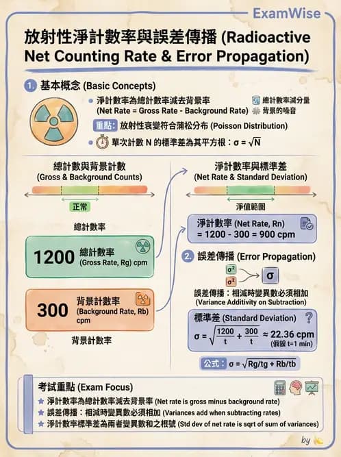 放射 - 放射計數統計 - AI 圖文解析預覽