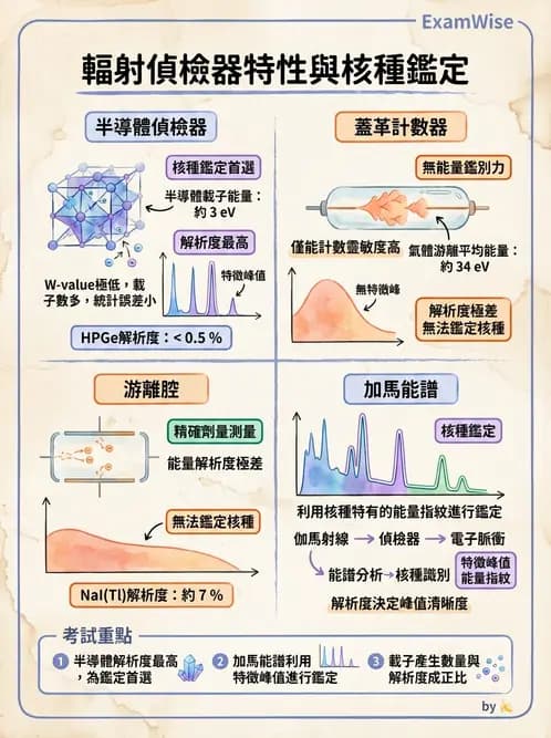 放射 - 固態與閃爍偵檢器 - AI 圖文解析預覽