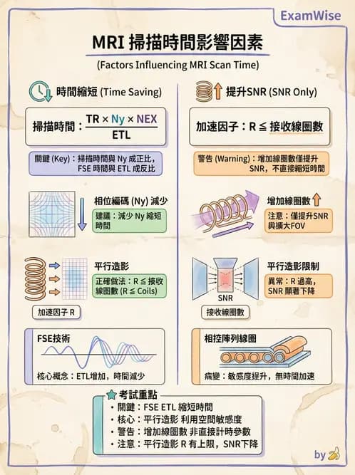 放射 - 磁振影像品質與參數 - AI 圖文解析預覽