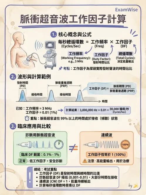 放射 - 超音波物理與技術 - AI 圖文解析預覽