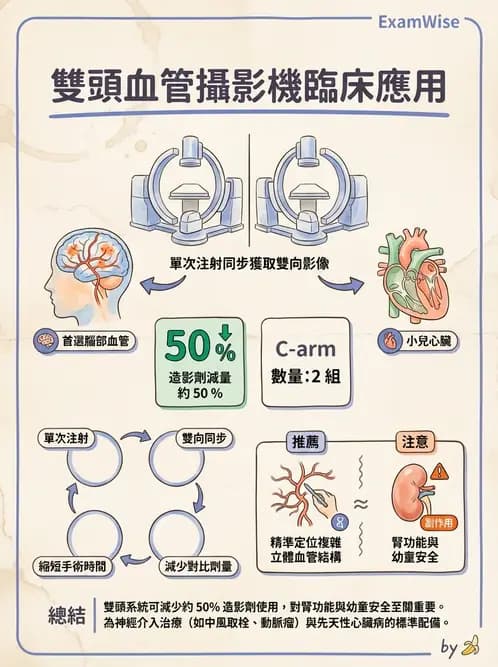 放射 - 血管攝影原理與解剖 - AI 圖文解析預覽