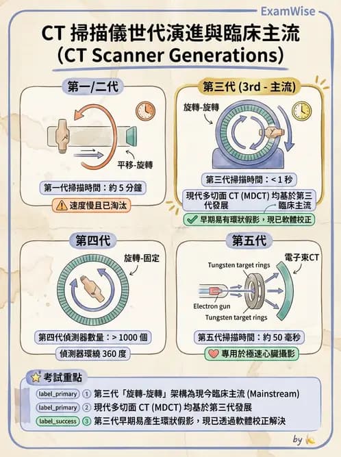 放射 - CT影像重建與品質 - AI 圖文解析預覽