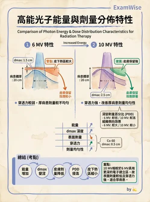 放射 - 射束幾何、照野設計與楔形濾器 - AI 圖文解析預覽