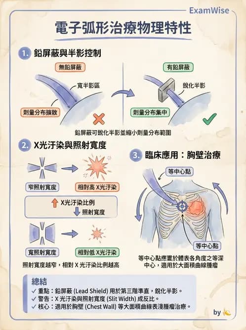 放射 - 電子射束臨床技術與應用 - AI 圖文解析預覽