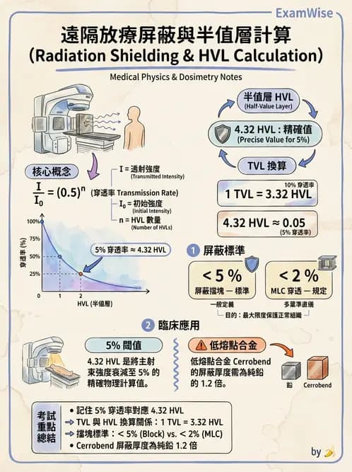 放射 - 放射治療輻射防護 - AI 圖文解析預覽