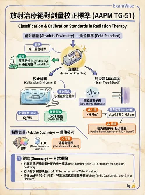 放射 - 放射治療劑量儀器與特殊設備品保 - AI 圖文解析預覽