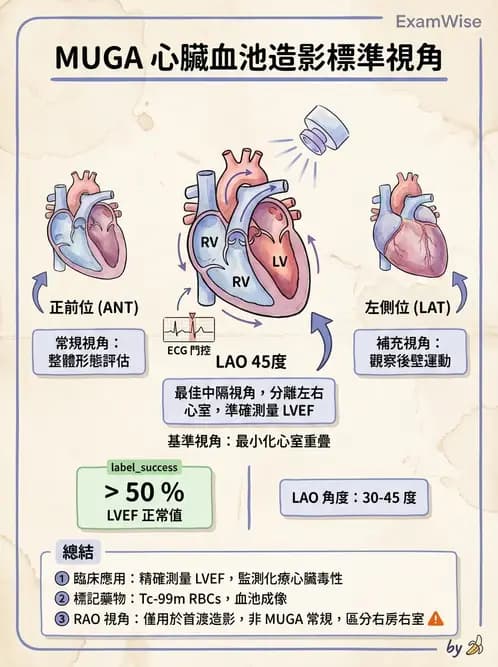 放射 - 心室功能造影 - AI 圖文解析預覽