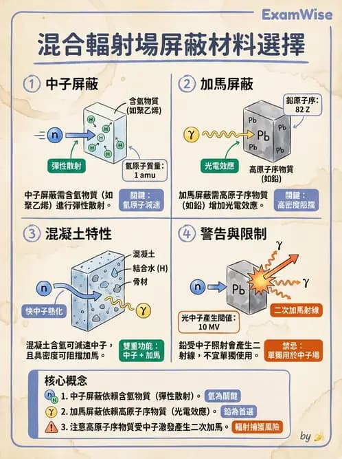 放射 - 屏蔽設計與材料選擇 - AI 圖文解析預覽