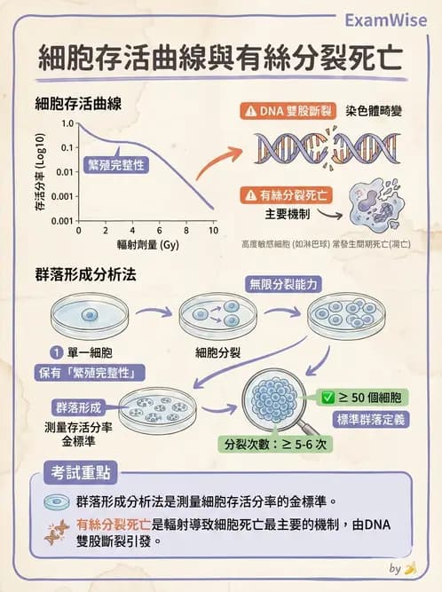 放射 - DNA損傷修復與細胞效應 - AI 圖文解析預覽