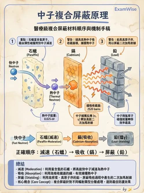 放射 - 屏蔽設計與材料選擇 - AI 圖文解析預覽