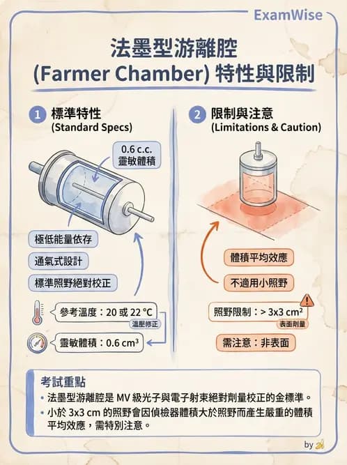 放射 - 游離腔劑量測量 - AI 圖文解析預覽