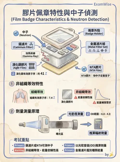 放射 - 固態與其他劑量計 - AI 圖文解析預覽