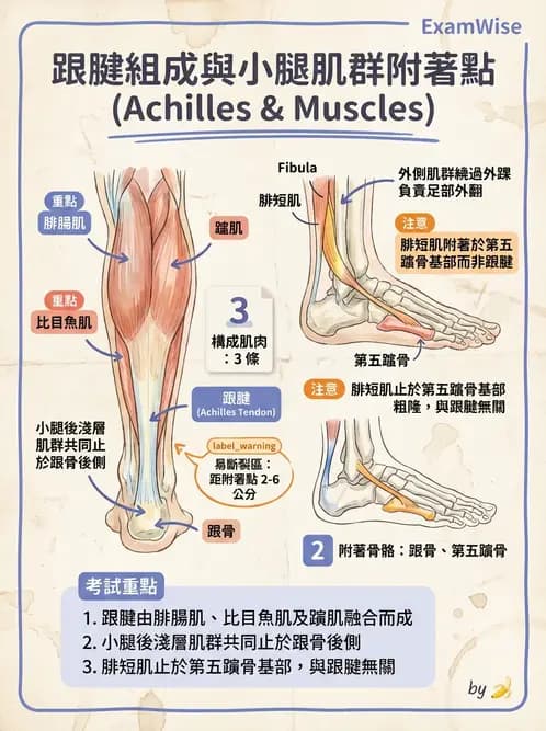 放射 - 下肢肌肉 - AI 圖文解析預覽