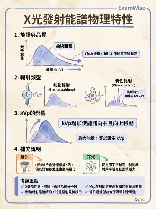 放射 - X光產生與特性 - AI 圖文解析預覽