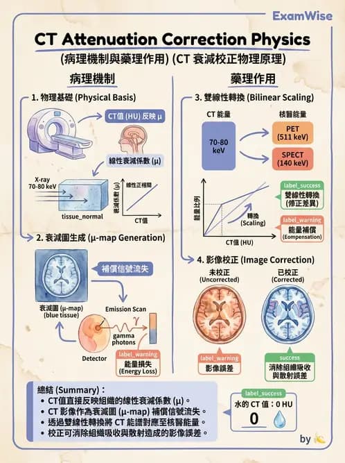 放射 - 核子醫學物理 - AI 圖文解析預覽