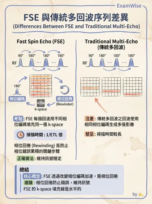 放射 - 脈衝序列與影像對比 - AI 圖文解析預覽