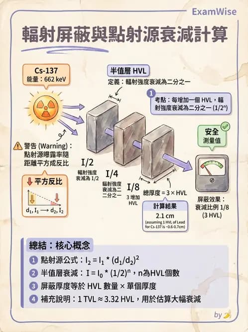 放射 - 屏蔽計算 - AI 圖文解析預覽
