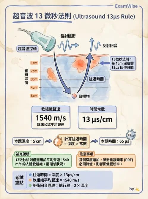 放射 - 超音波物理與系統原理 - AI 圖文解析預覽