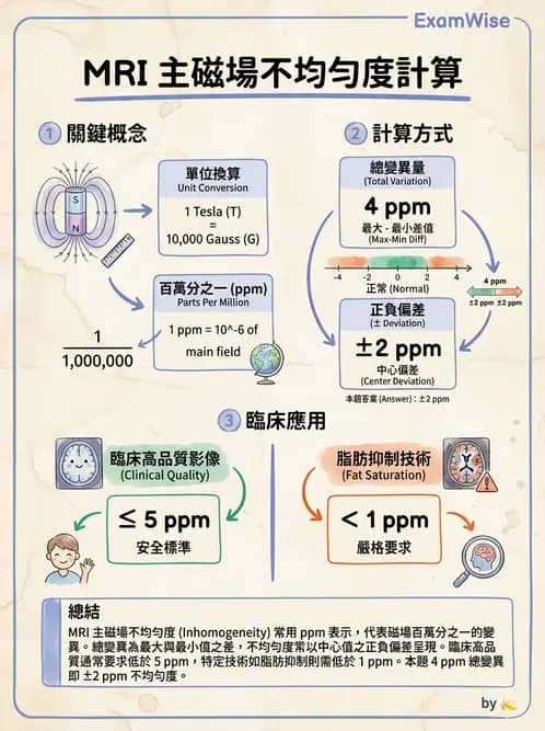 放射 - 磁振造影原理 - AI 圖文解析預覽