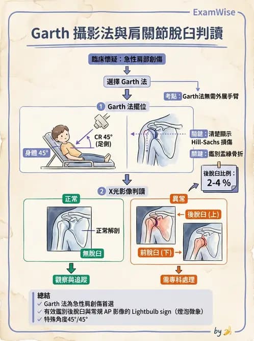 放射 - 軀幹四肢攝影技術 - AI 圖文解析預覽