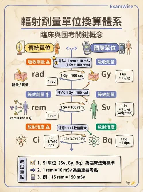 放射 - 輻射安全與保健物理 - AI 圖文解析預覽