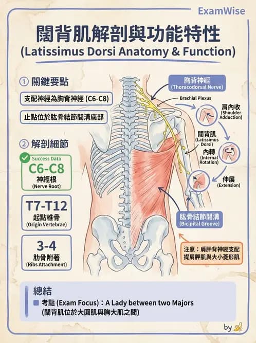 放射 - 軀幹、頸頭肌肉及肌肉組織學 - AI 圖文解析預覽