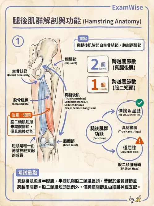 放射 - 下肢肌肉 - AI 圖文解析預覽