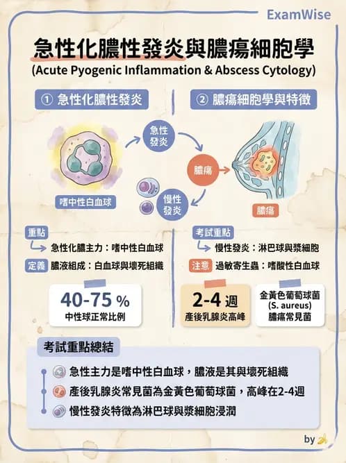 放射 - 感染、修復及其反應 - AI 圖文解析預覽
