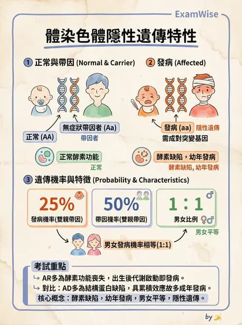 放射 - 遺傳疾病與小兒疾病 - AI 圖文解析預覽