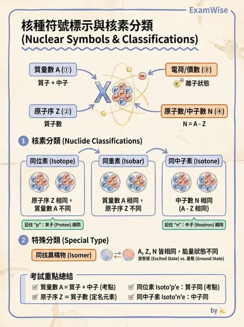 放射 - 放射性蛻變模式 - AI 圖文解析預覽