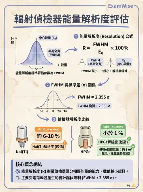 放射 - 固態與閃爍偵檢器 - AI 圖文解析預覽