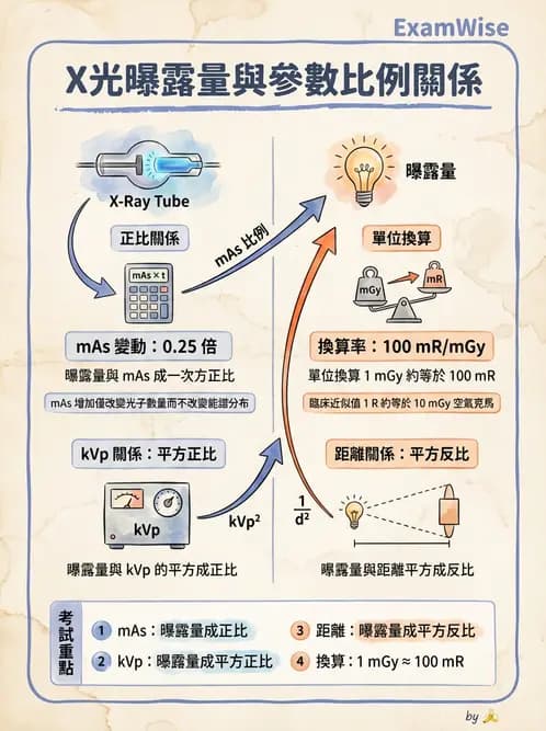 放射 - 曝光因子與影像品質 - AI 圖文解析預覽
