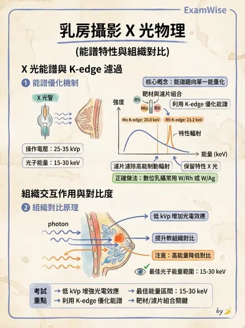 放射 - 影像接受器與乳房攝影 - AI 圖文解析預覽