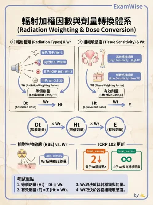 放射 - 輻射防護劑量量 - AI 圖文解析預覽