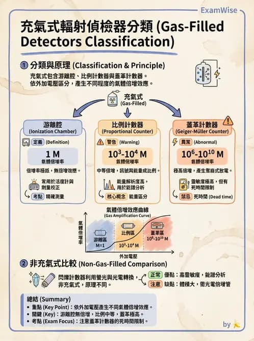放射 - 充氣式偵檢器 - AI 圖文解析預覽