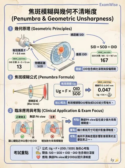 放射 - X光交互作用與影像品質 - AI 圖文解析預覽