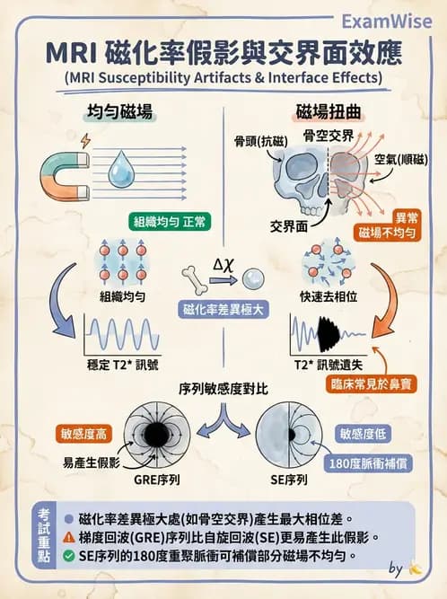 放射 - 磁振造影原理 - AI 圖文解析預覽
