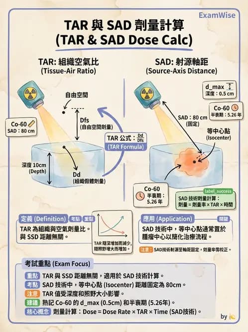 放射 - MU與治療時間計算 - AI 圖文解析預覽