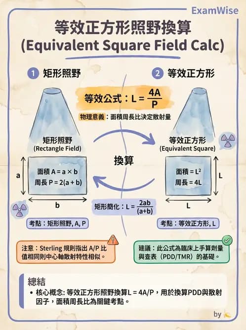 放射 - 射束幾何、照野設計與楔形濾器 - AI 圖文解析預覽