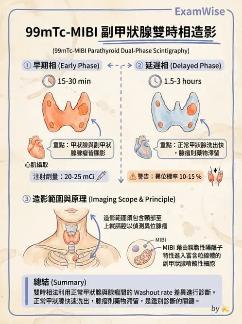 放射 - 副甲狀腺與前哨淋巴結造影 - AI 圖文解析預覽