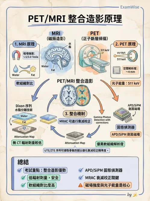 放射 - PET造影原理與重組 - AI 圖文解析預覽