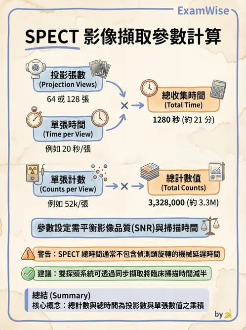 放射 - SPECT造影原理與重組 - AI 圖文解析預覽