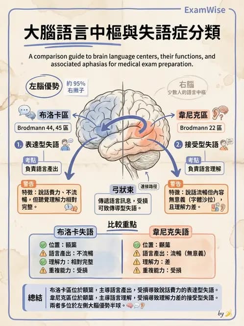 放射 - 大腦皮質與神經細胞 - AI 圖文解析預覽