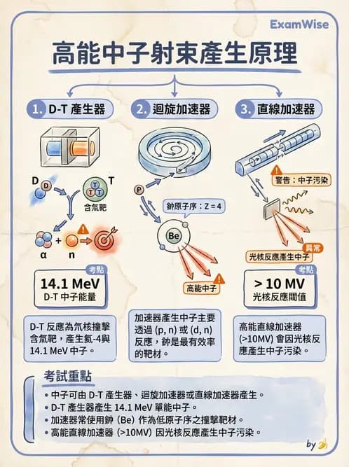 放射 - 質子及中子治療機 - AI 圖文解析預覽