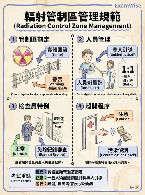 放射 - 輻射作業管理與設施許可 - AI 圖文解析預覽