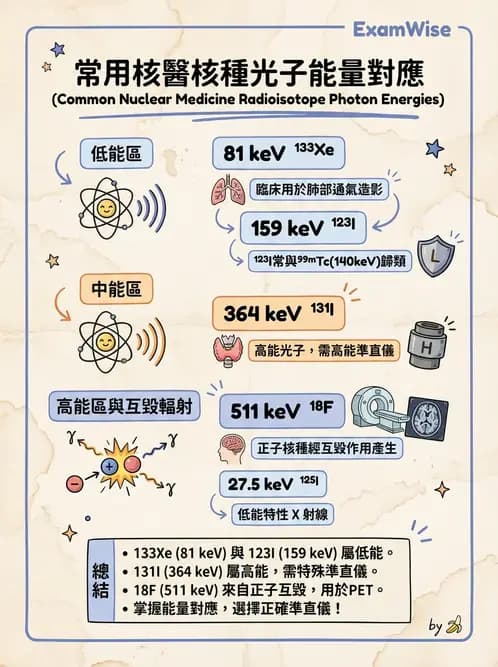 放射 - 核子醫學物理 - AI 圖文解析預覽