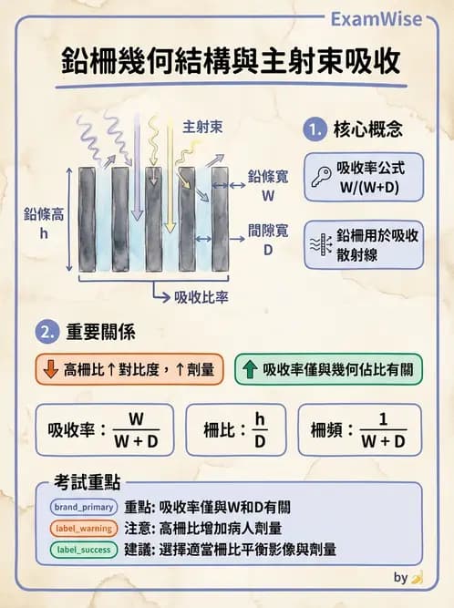 放射 - 曝光因子與影像品質 - AI 圖文解析預覽