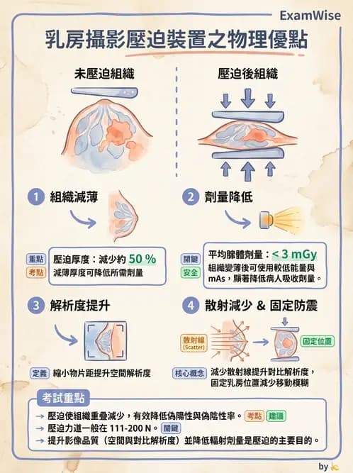 放射 - 乳房攝影裝置與影像品質 - AI 圖文解析預覽