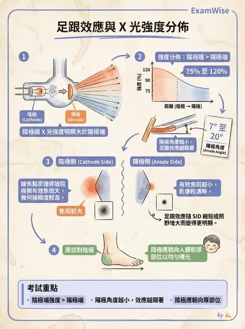 放射 - X光產生原理與管球設備 - AI 圖文解析預覽