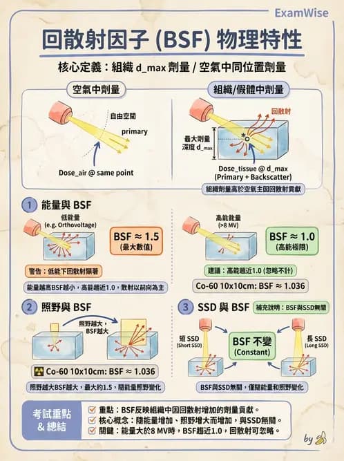 放射 - 深度劑量參數(PDD/TAR/TMR/TPR) - AI 圖文解析預覽